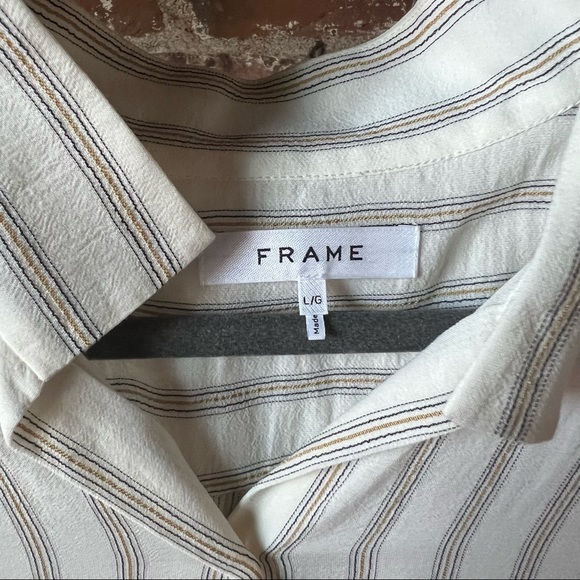 Frame Clean Collar Shirt Size Large - Picture 4 of 5